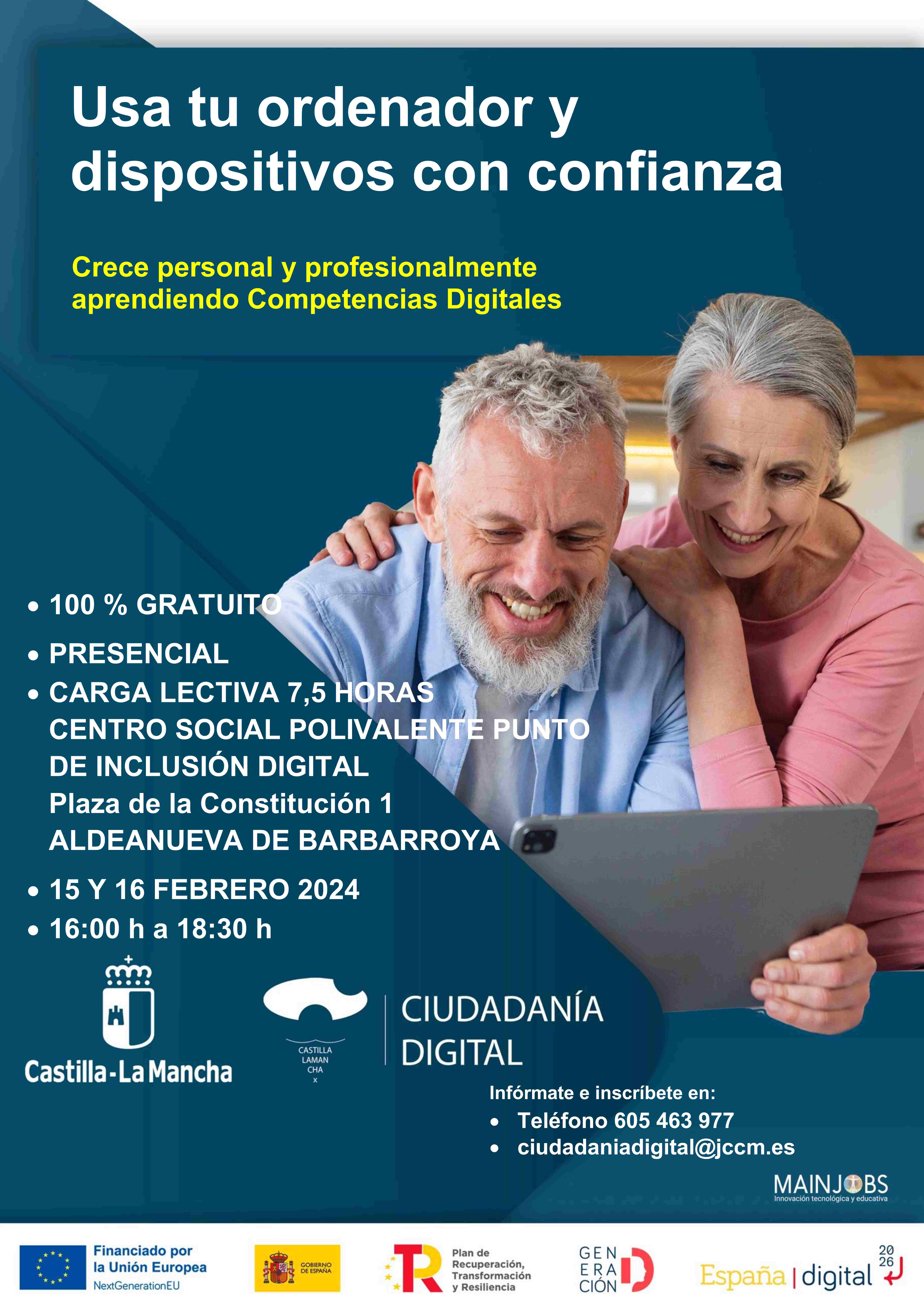 CARTEL ALDEANUEVA DE BARBARROYA USA TU ORDENADOR FEBRERO 001 baja