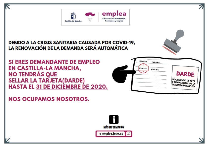 Renovación automática demanda de empleo