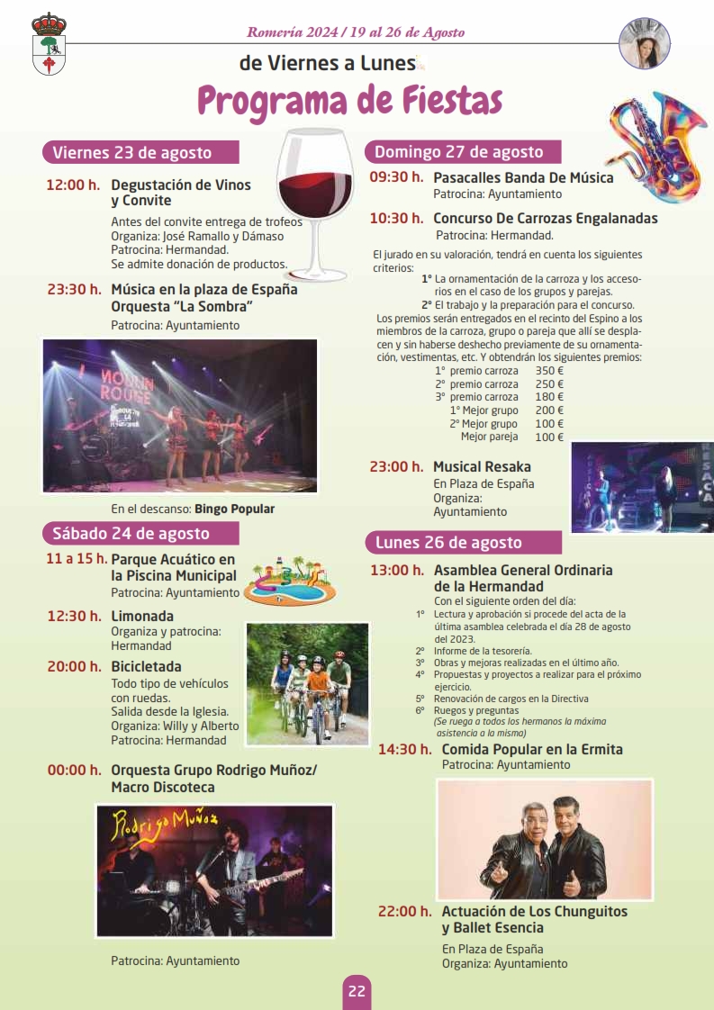 Romería 2024. SOLO ACTOS PROGRAMADOS 005
